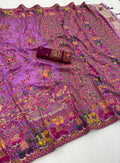 Royal Pashmina Soft Silk Elegance Saree - ORCHIDPURPLE -1