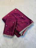Pure Rangoli Silk Sequence Work Saree -RANI PINK