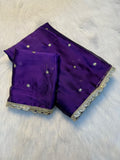 Pure Rangoli Silk Sequence Work Saree -PURPLE