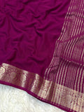 Eternal Heritage Zari Saree – A Statement of Grace, Tradition & Luxury -WINE