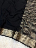 Eternal Heritage Zari Saree – A Statement of Grace, Tradition & Luxury -BLACK